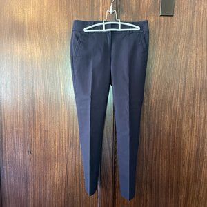 Loft Marisa Navy Skinny Pants With Front and Back Pockets - Size 0